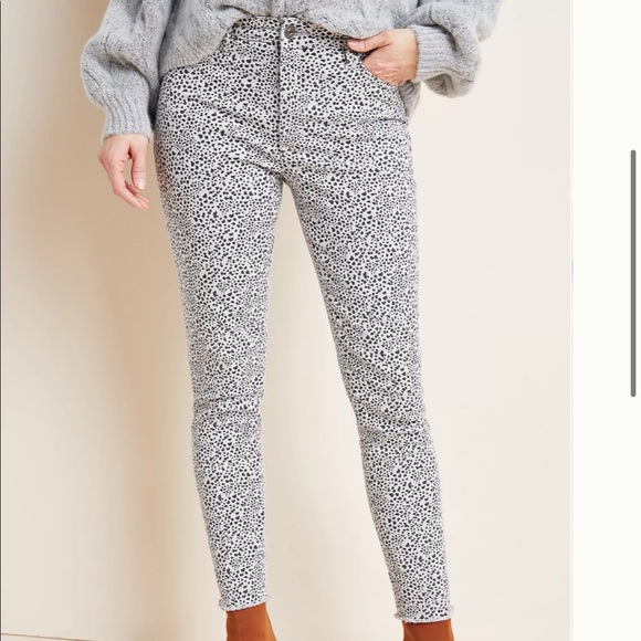 Ella Moss Pebble Print High Rise Skinny Ankle - Picture 3 of 10